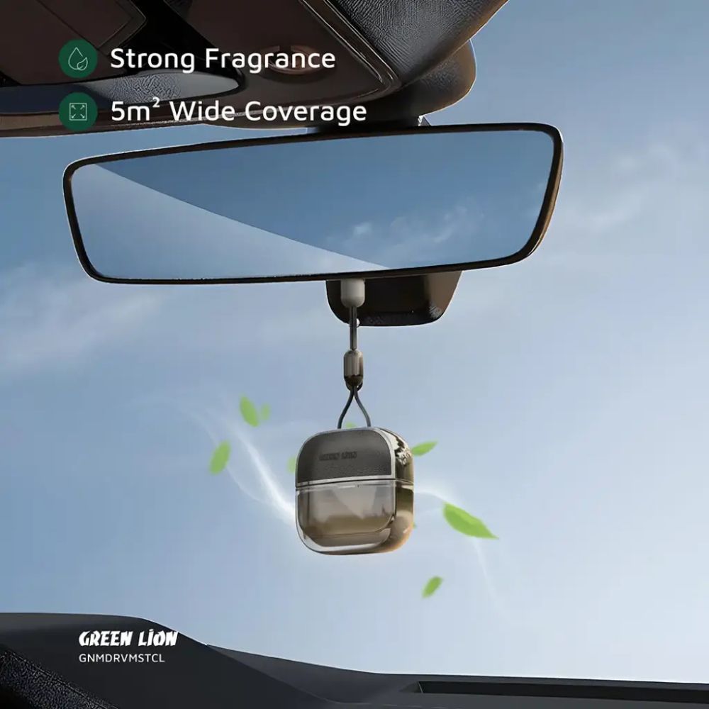Green Lion Drive Mist Hanging Car Diffuser - Clear
