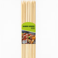 Bbq Bamboo Stick Skewers 40 Pcs