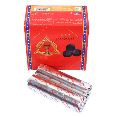 Three Star Charcoal Prem 33Mm*80Pcs