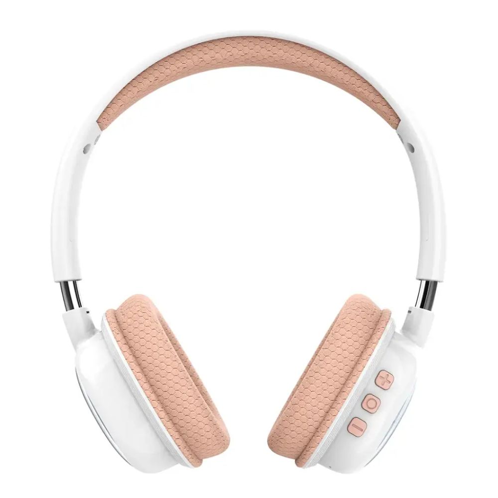 Green Lion Gk-600 Kids Wireless Headphones-Pink