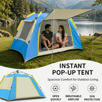 Portable Automatic Outdoor Camping Tent 222x222x150cm