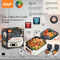Raf 3In1 Hot Pot Grill