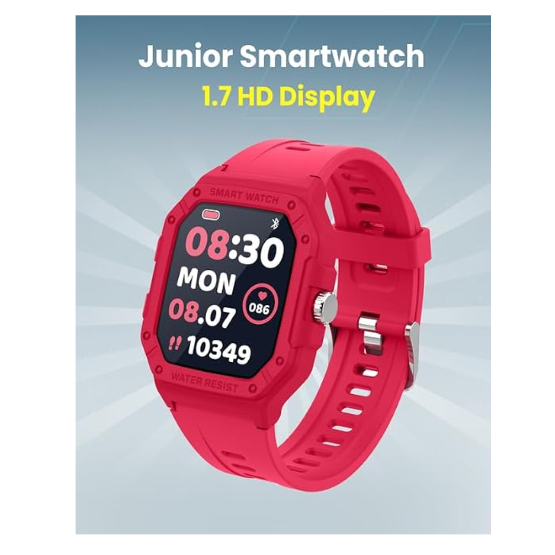 Moxedo Junior Smart Watch For Kids- Red